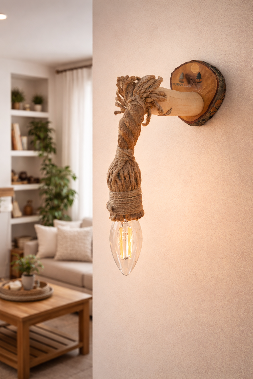 Pınewood El Yapımı Duvar Apliği