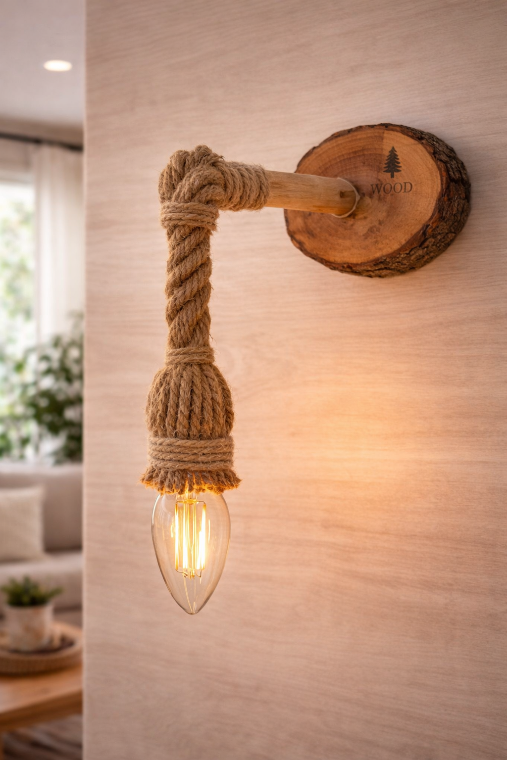 Pınewood El Yapımı Duvar Apliği